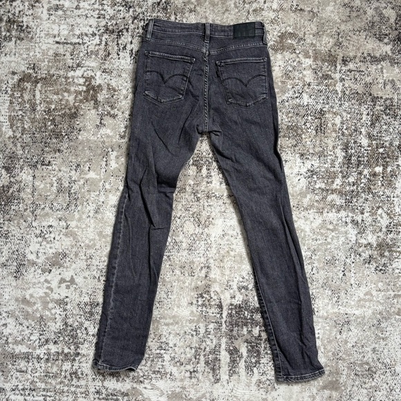 Levi 721 High Rise Distressed Skinny Jean Size 28 - Picture 3 of 9